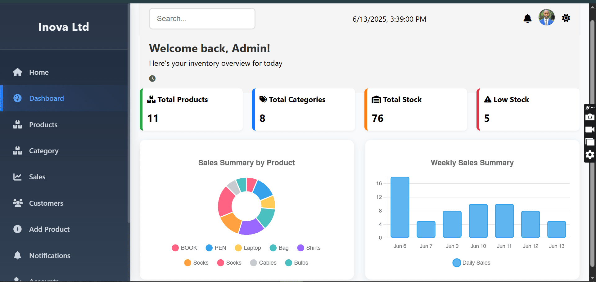 Inventory Management System App