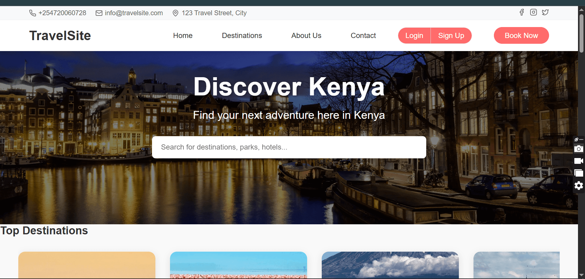 Travel Site
